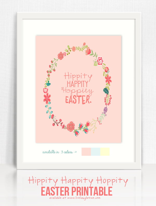 Free Easter Printables - super cute ideas for free decor, gifting & games
